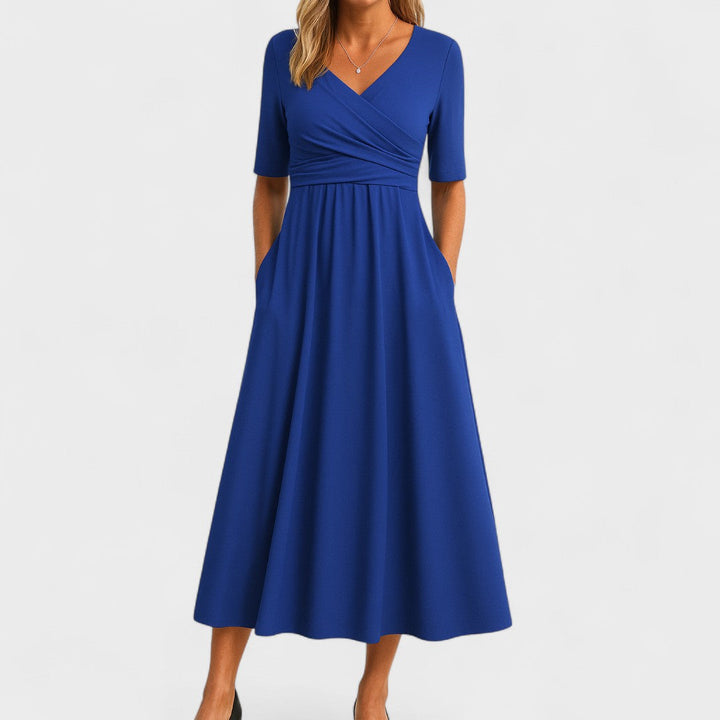 Angela – Elegant Midi Dress for Every Occasion