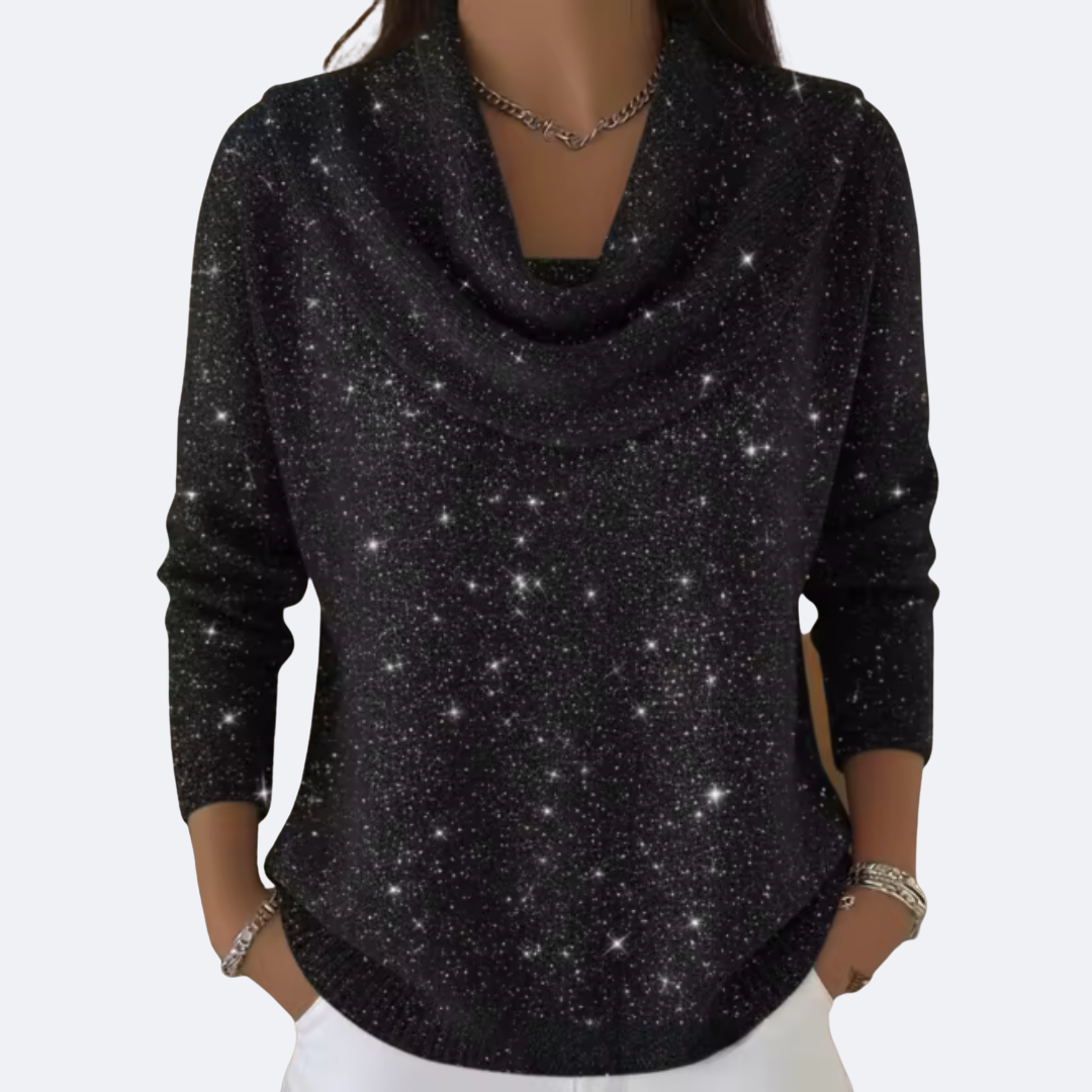 LANA - Chic Sweater Adorned with Glittering Accents