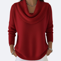 Evelyn™ | Soft Ruffled Collar Knit Sweater