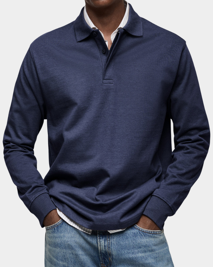 Mark™ | Classic Long Sleeve Polo Shirt