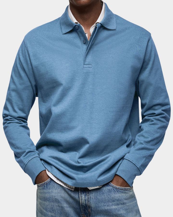 Mark™ | Classic Long Sleeve Polo Shirt