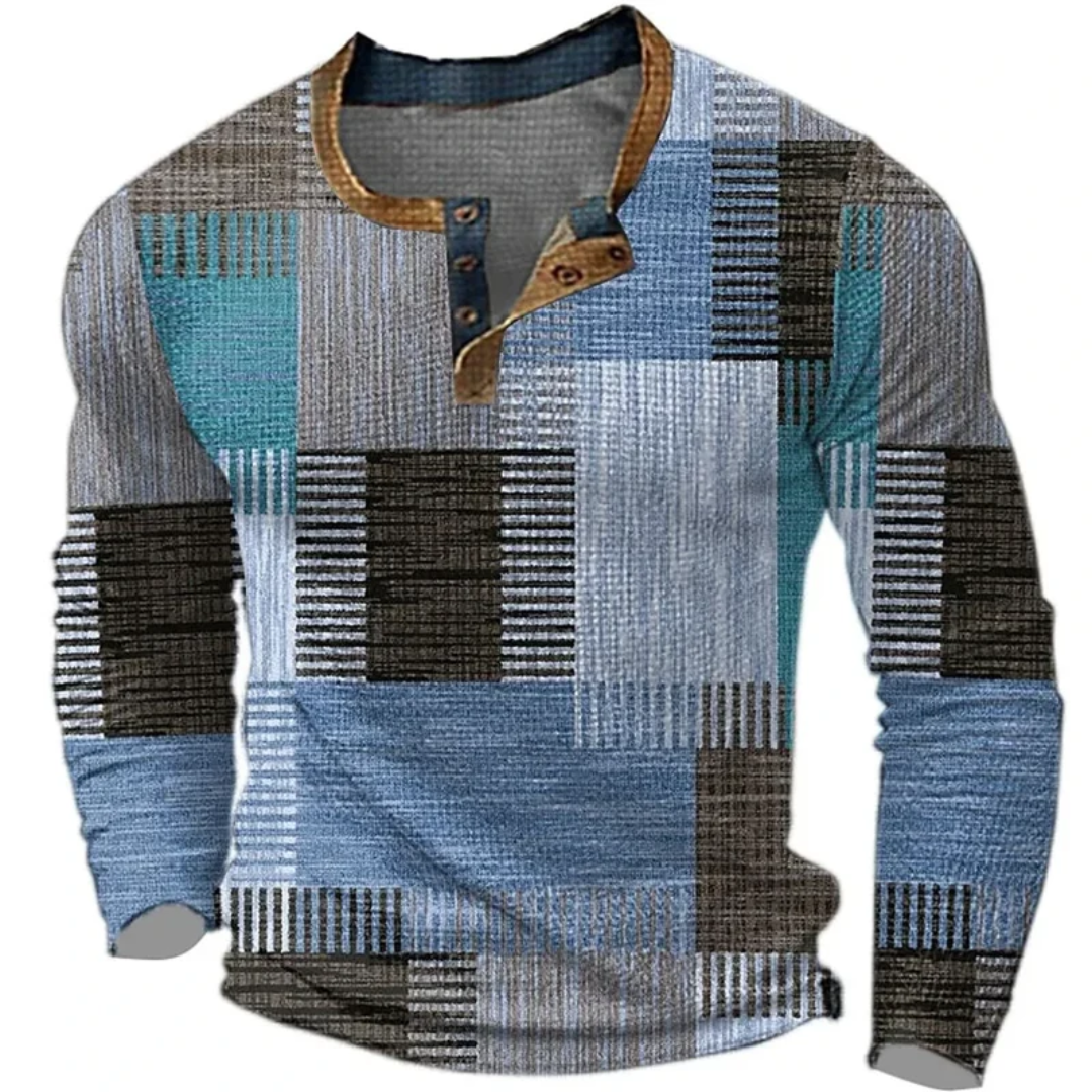 Pierre | Chemise Colorée pour Hommes à Manches Longues