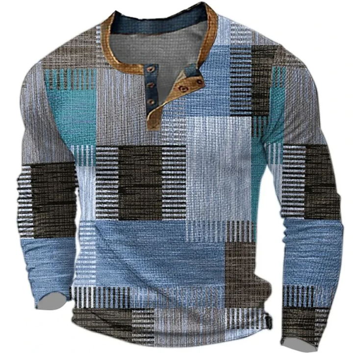 Pierre | Chemise Colorée pour Hommes à Manches Longues