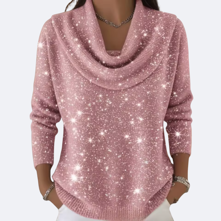 LANA - Chic Sweater Adorned with Glittering Accents