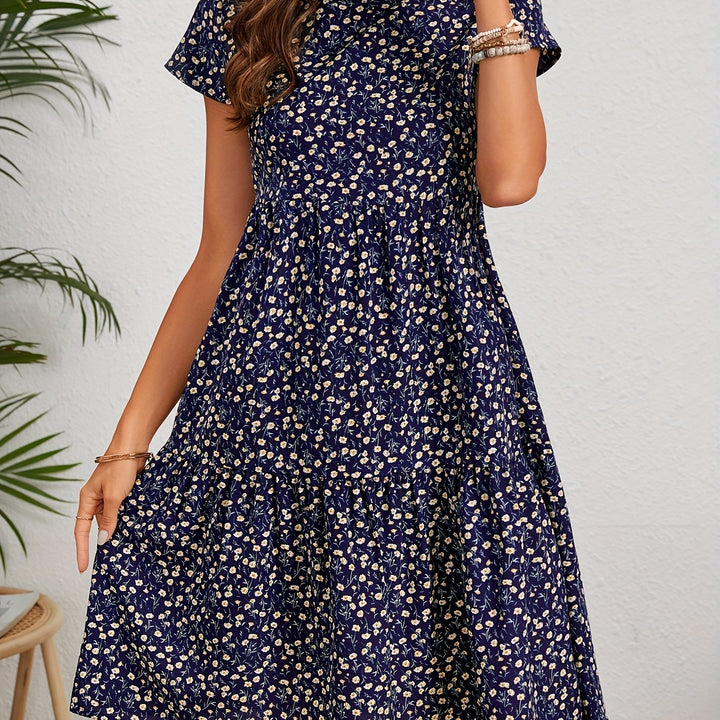 Rebecca™ | Vintage Short Sleeve Dress Perfect For Vacation