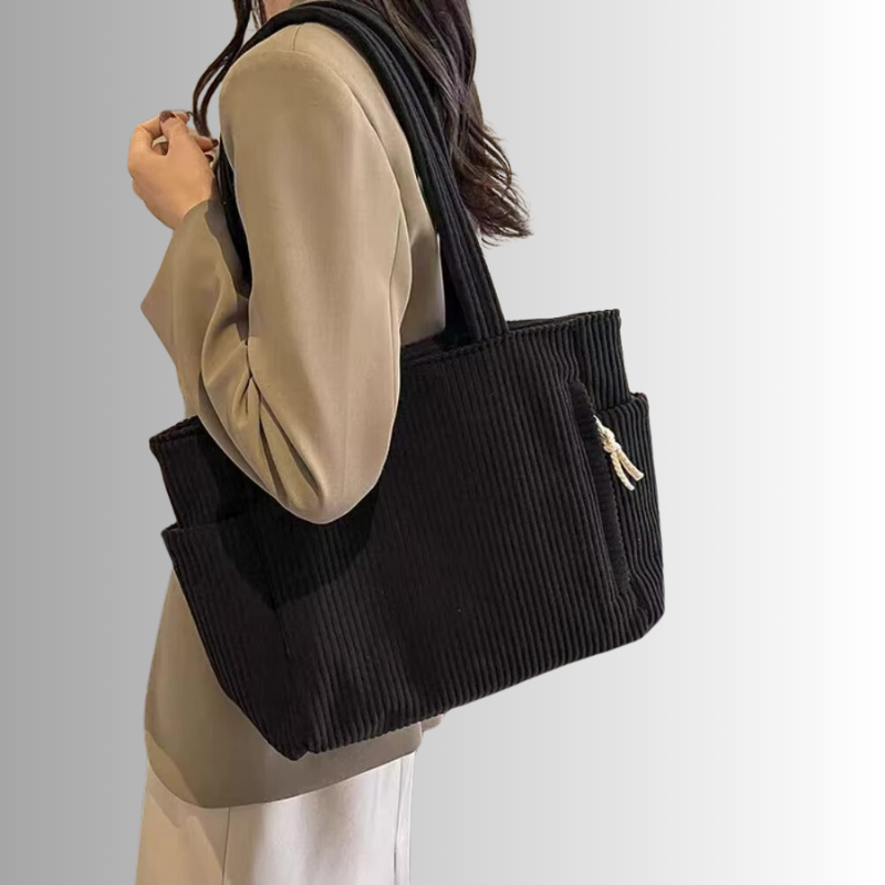 Lynda | Corduroy Shoulder Bag