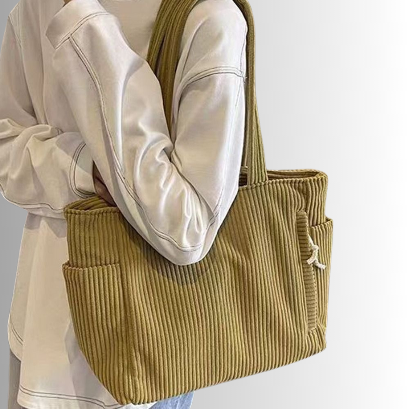 Lynda | Corduroy Shoulder Bag