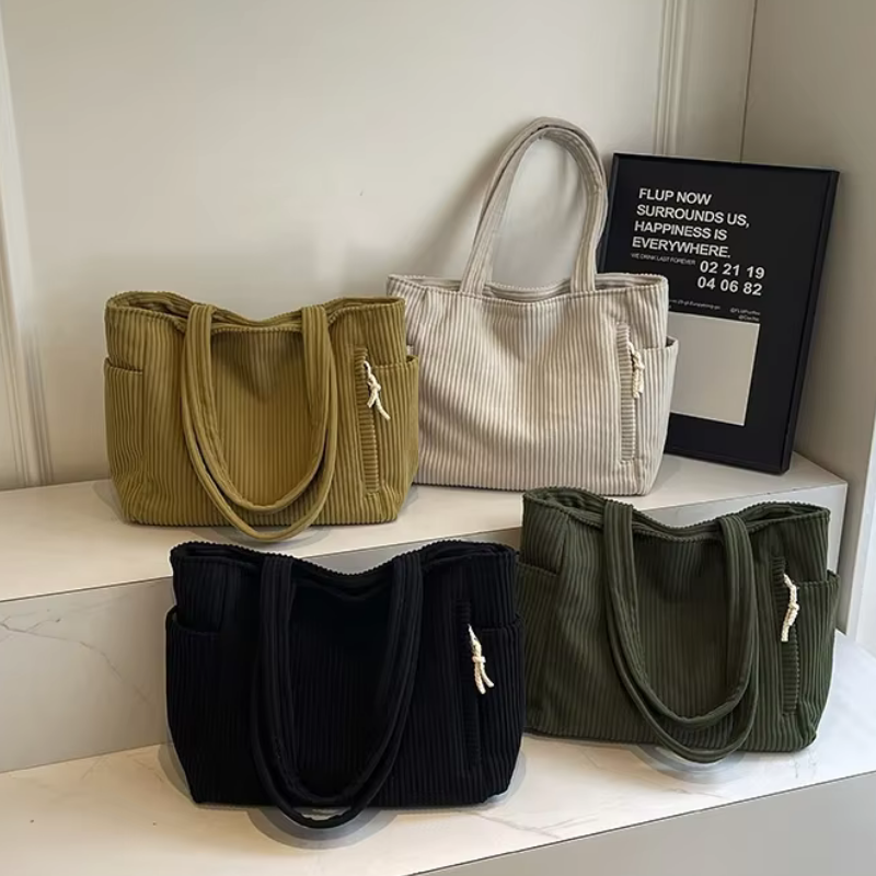 Lynda | Corduroy Shoulder Bag
