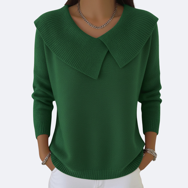 LUCIA - Cozy Sweater with Plush Collar