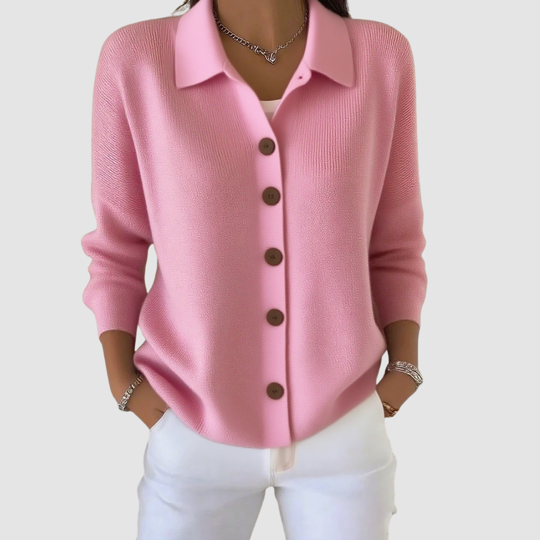 Joanna | Button-Up Knit Cardigan