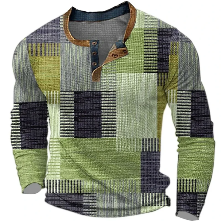 Pierre | Chemise Colorée pour Hommes à Manches Longues