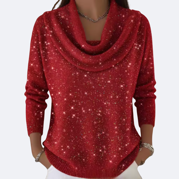 LANA - Chic Sweater Adorned with Glittering Accents