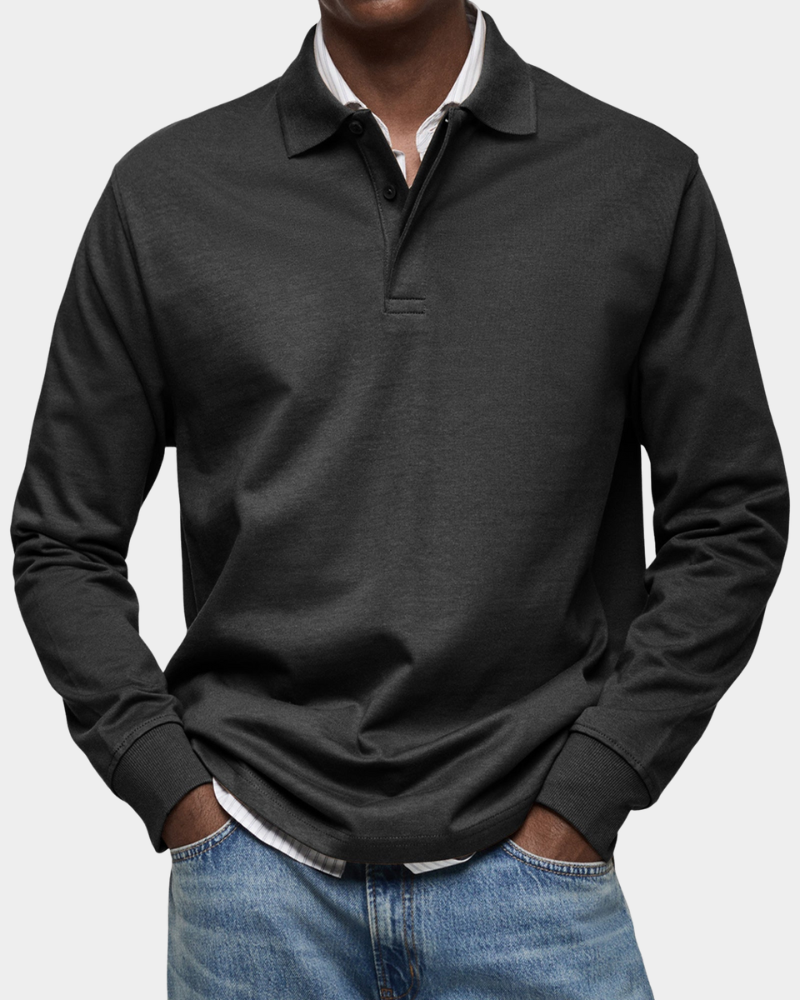 Mark™ | Classic Long Sleeve Polo Shirt