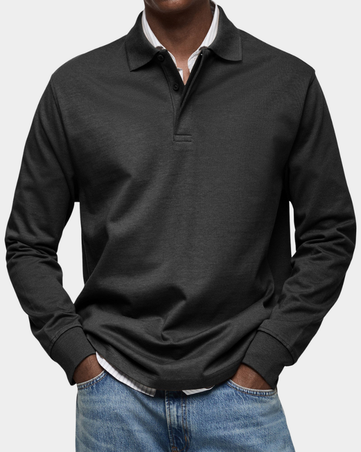 Mark™ | Classic Long Sleeve Polo Shirt