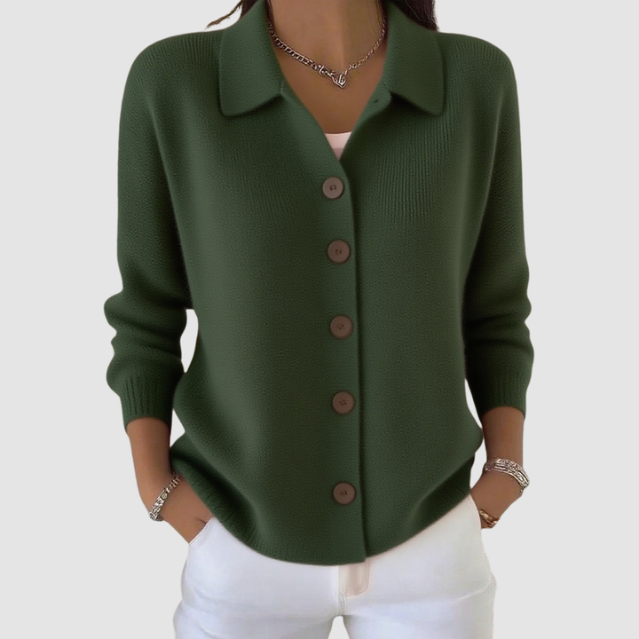 Joanna | Button-Up Knit Cardigan