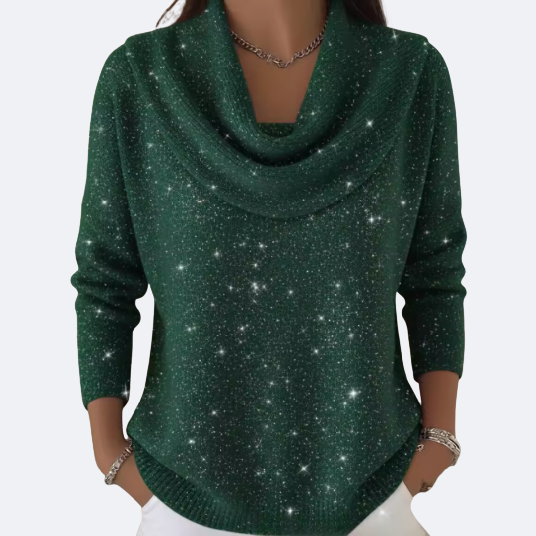 LANA - Chic Sweater Adorned with Glittering Accents