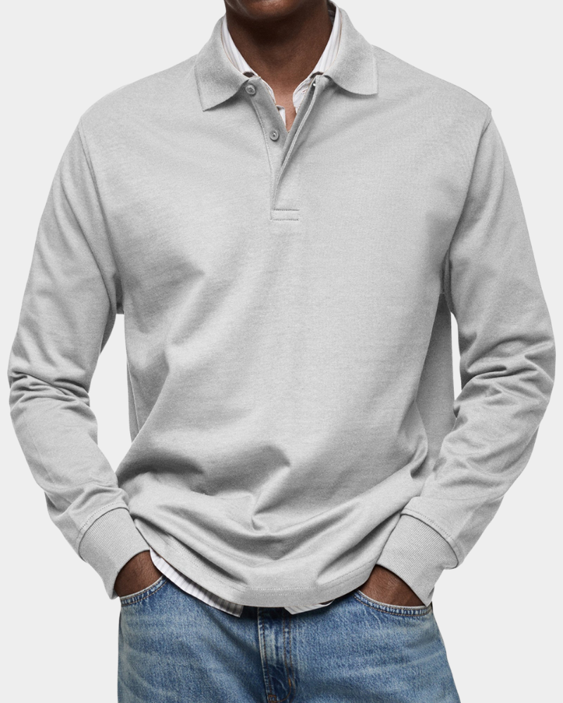 Mark™ | Classic Long Sleeve Polo Shirt