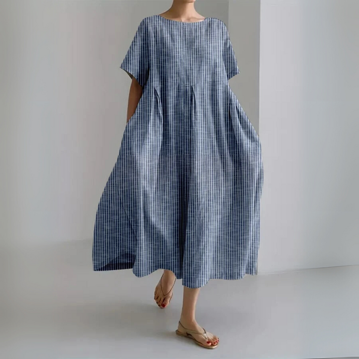 Sheila™ | Casual long dress with freedom of movement and floral style for summer days