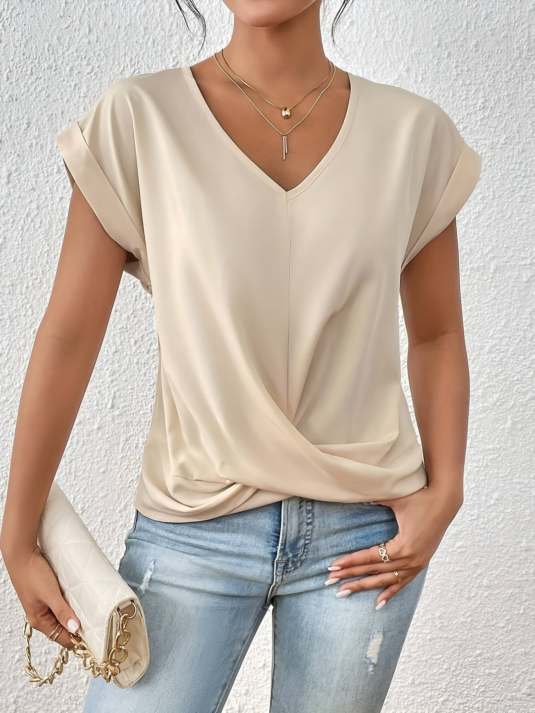 Judy™ | Casual Heart V-Neck T-Shirt