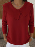Christine™ | Warm Knit Sweater with Soft Collar