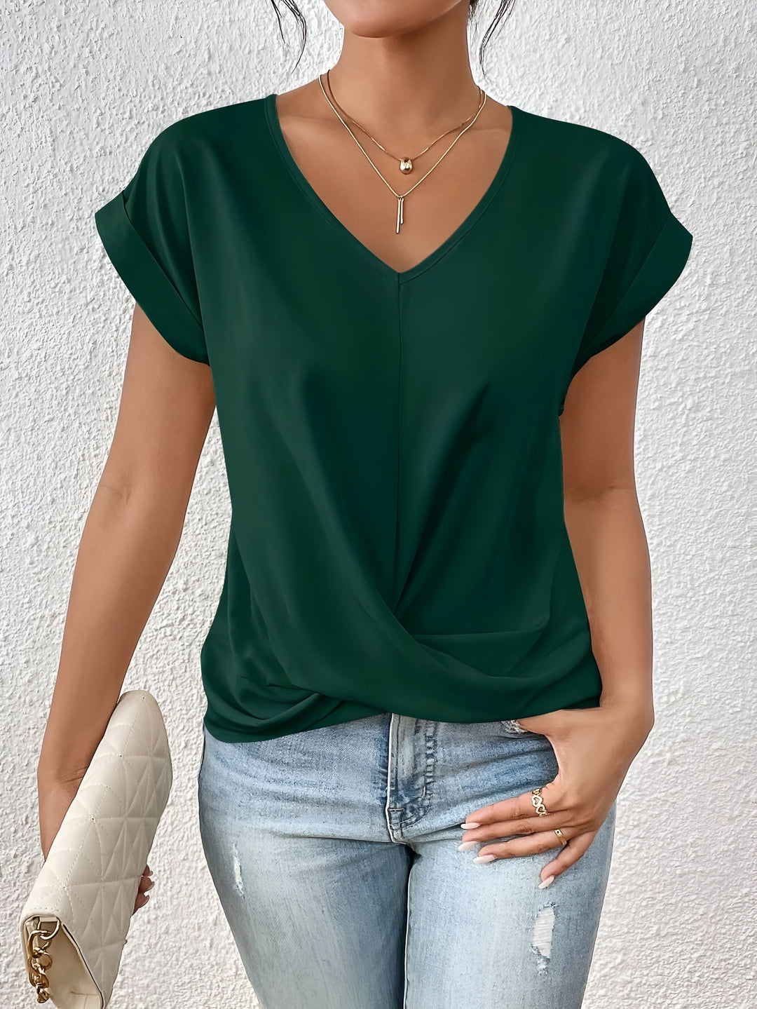 Judy™ | Casual Heart V-Neck T-Shirt