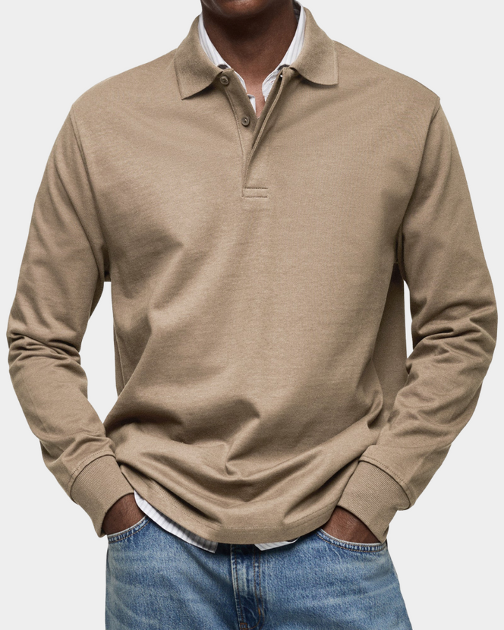 Mark™ | Classic Long Sleeve Polo Shirt