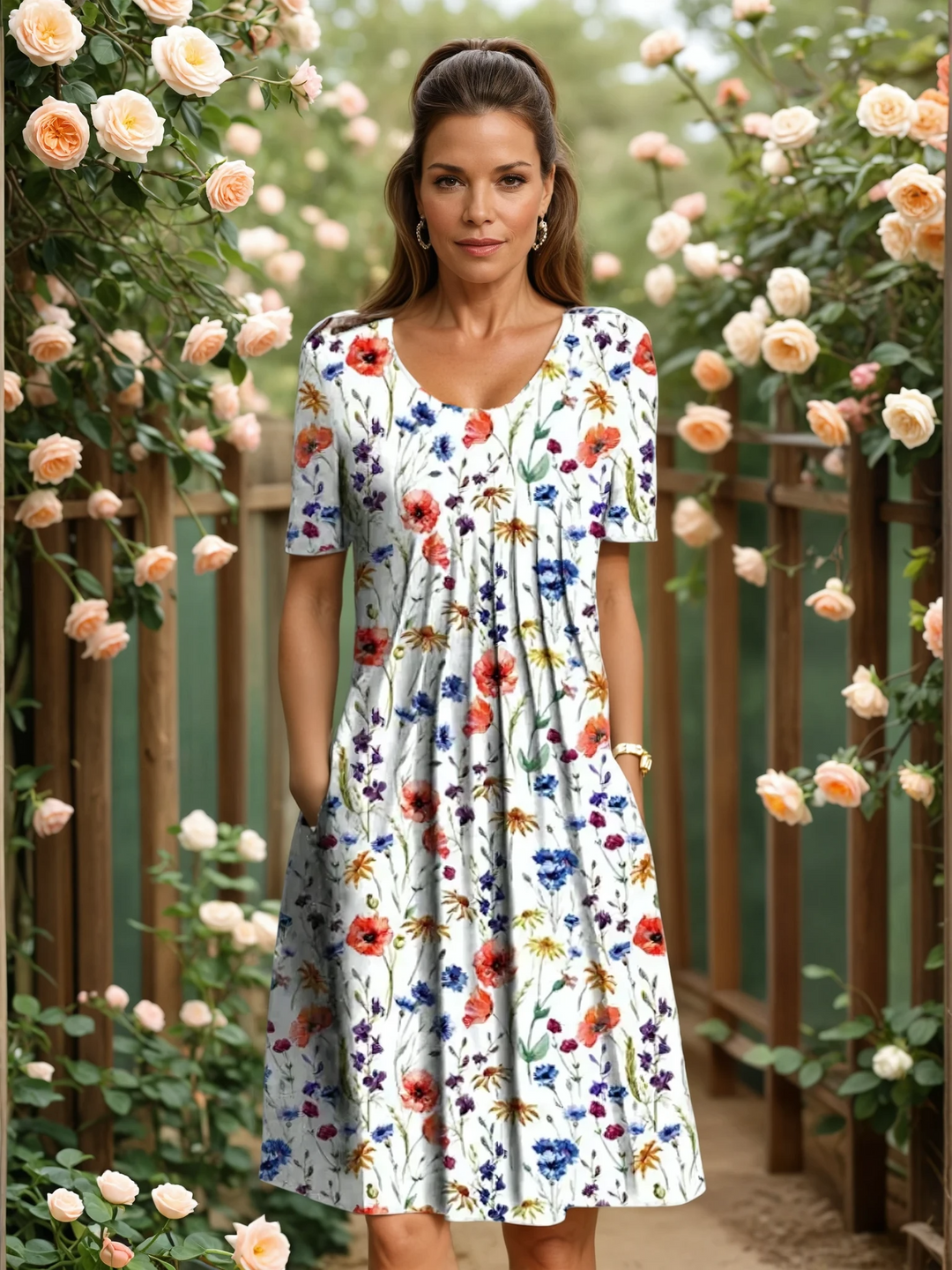 Olivia™ | Timeless Vacation Pocket Dress
