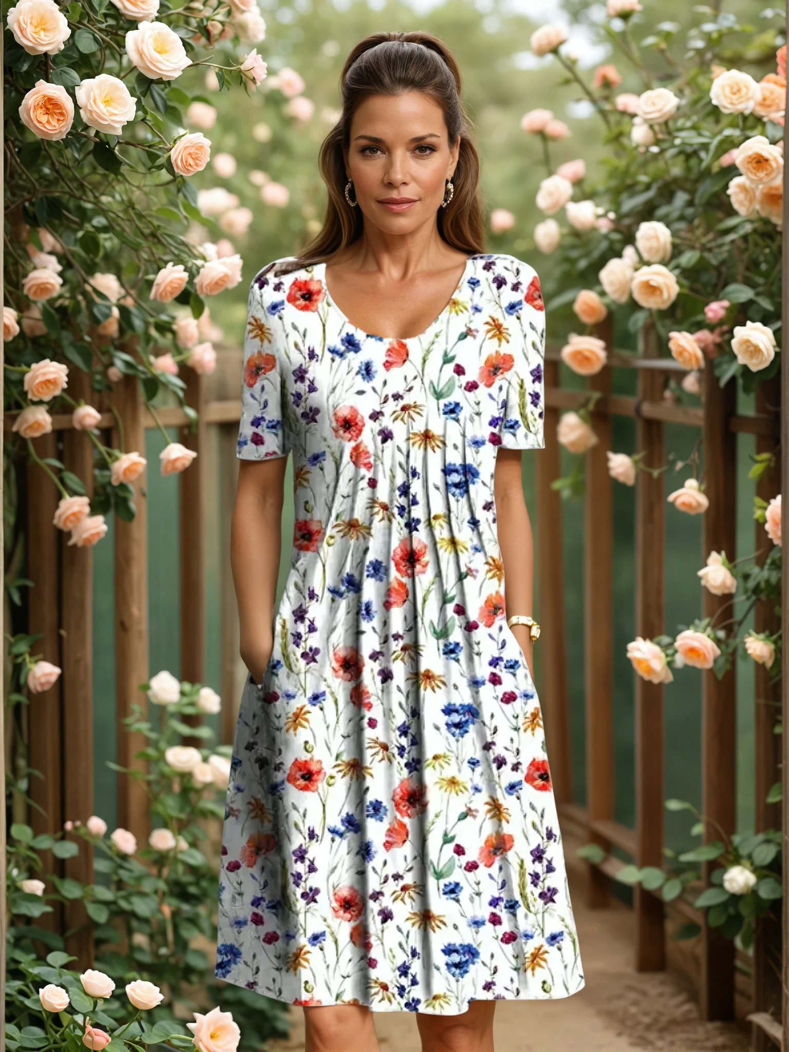 Olivia™ | Timeless Vacation Pocket Dress