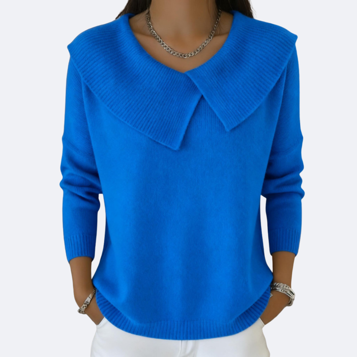 LUCIA - Cozy Sweater with Plush Collar