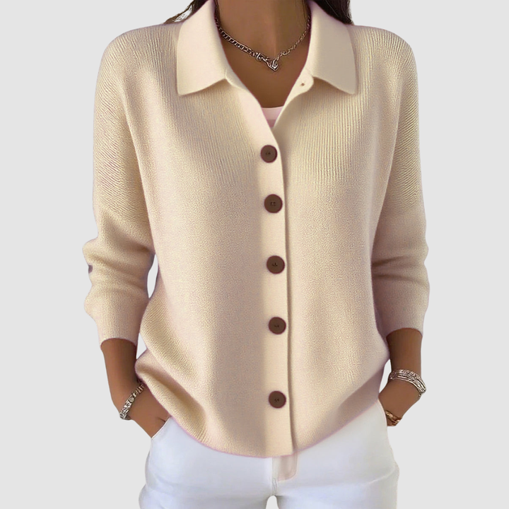 Joanna | Button-Up Knit Cardigan
