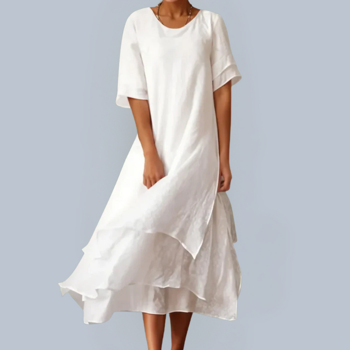 Judith – Graceful Layers Midi Dress