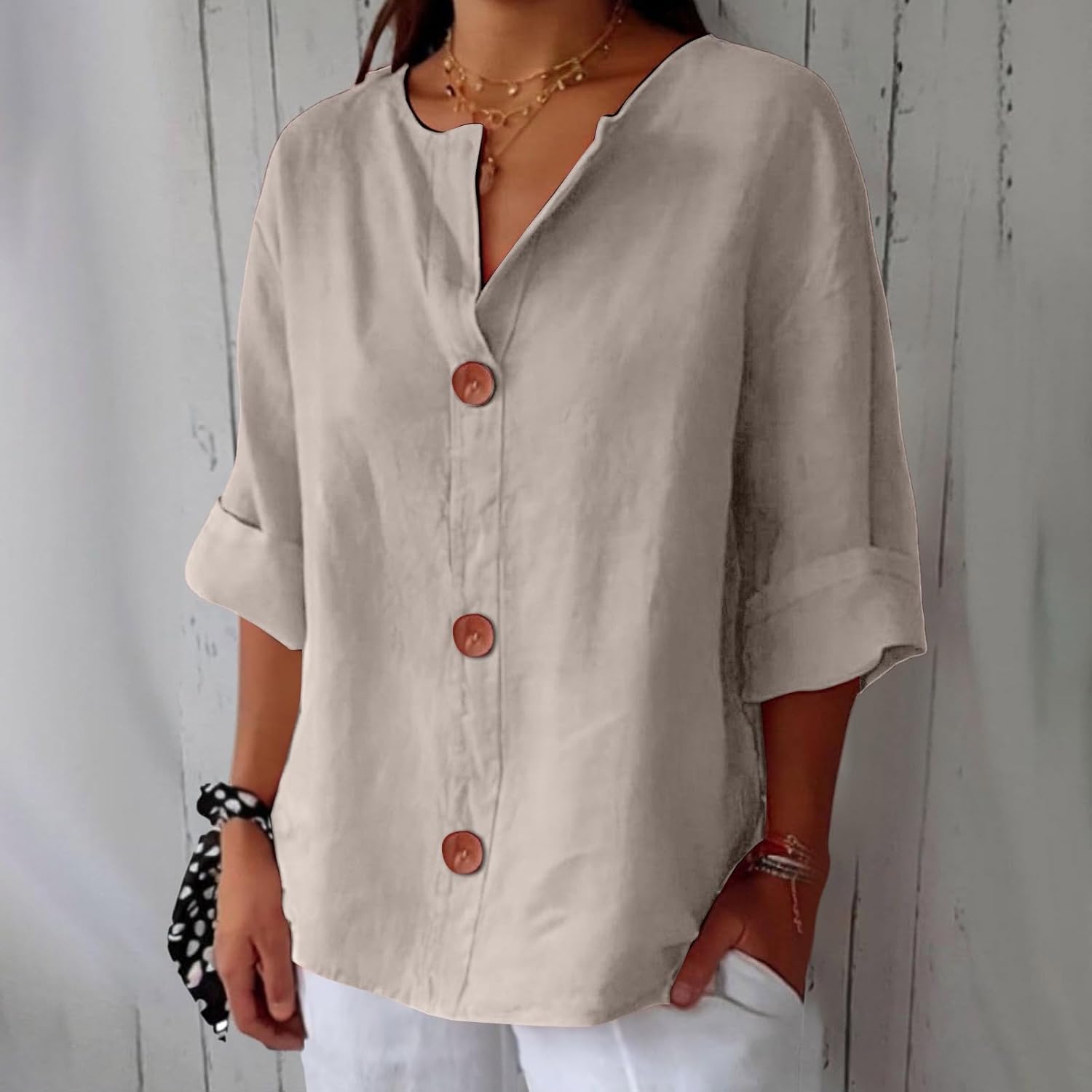 Helen™ | Relaxed Blouse for Timeless Elegance