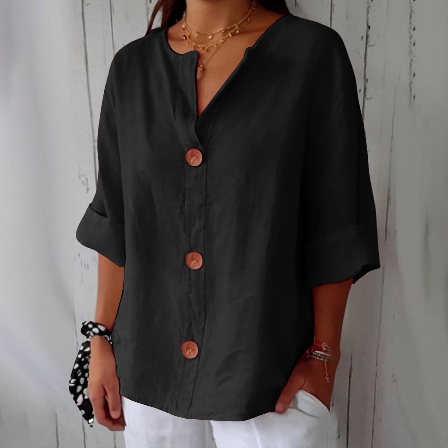 Helen™ | Relaxed Blouse for Timeless Elegance