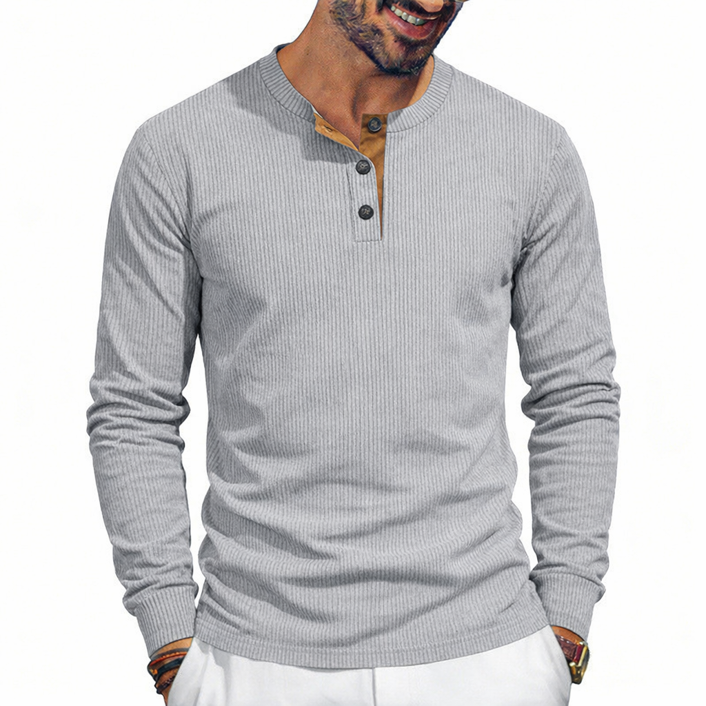Edmund™ | Men's Premium Corduroy Long Sleeve Tee