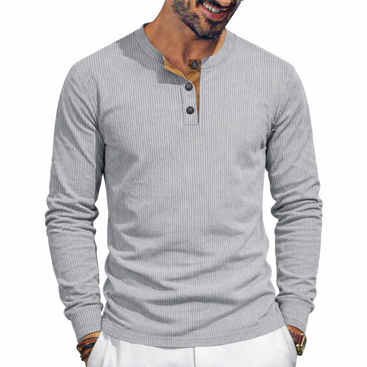 Edmund™ | Men's Premium Corduroy Long Sleeve Tee
