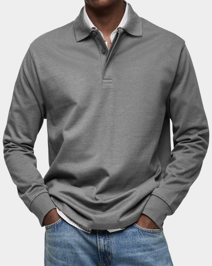 Mark™ | Classic Long Sleeve Polo Shirt
