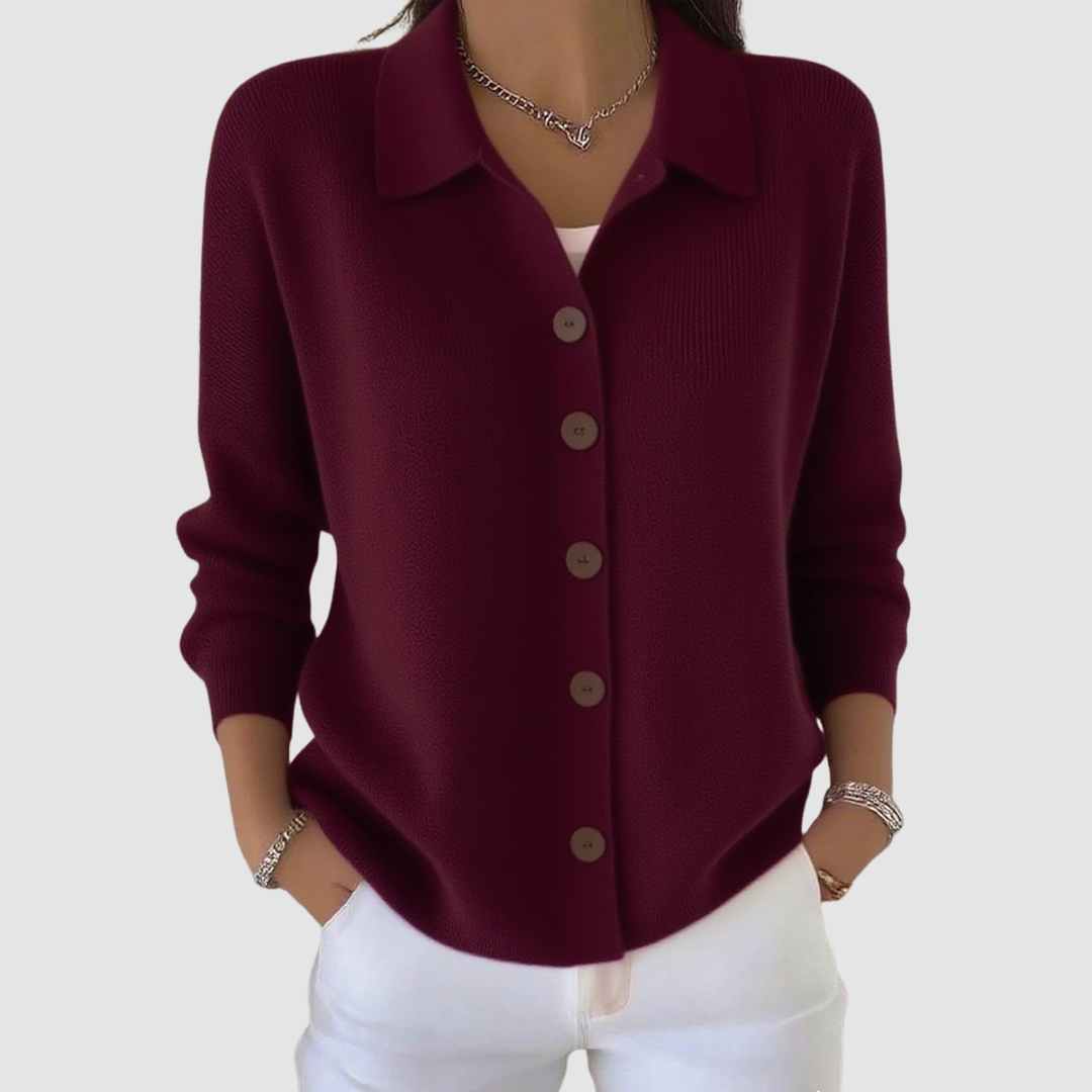 Joanna | Button-Up Knit Cardigan