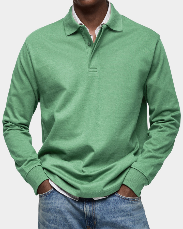 Mark™ | Classic Long Sleeve Polo Shirt