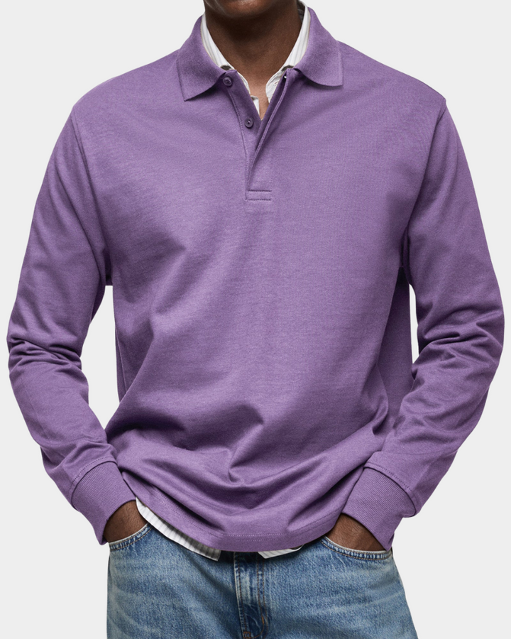 Mark™ | Classic Long Sleeve Polo Shirt