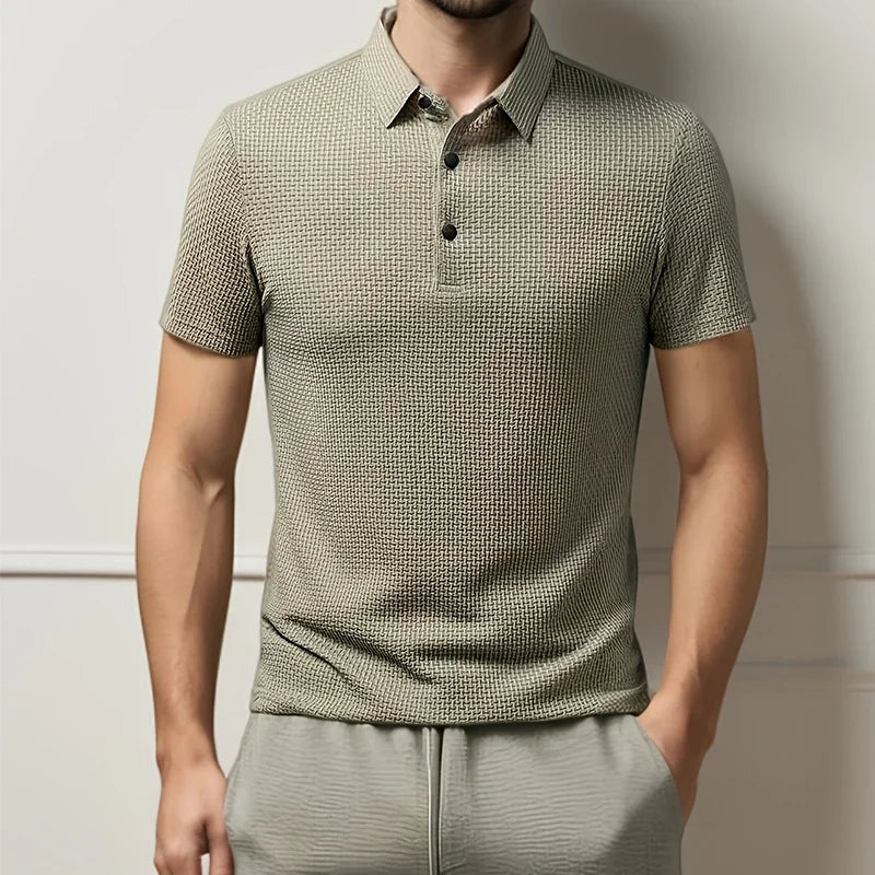 Silas | Polo à Motif Homme