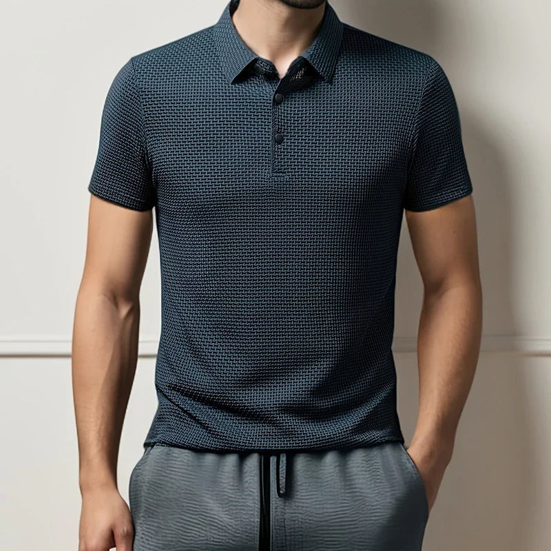 Silas | Polo à Motif Homme