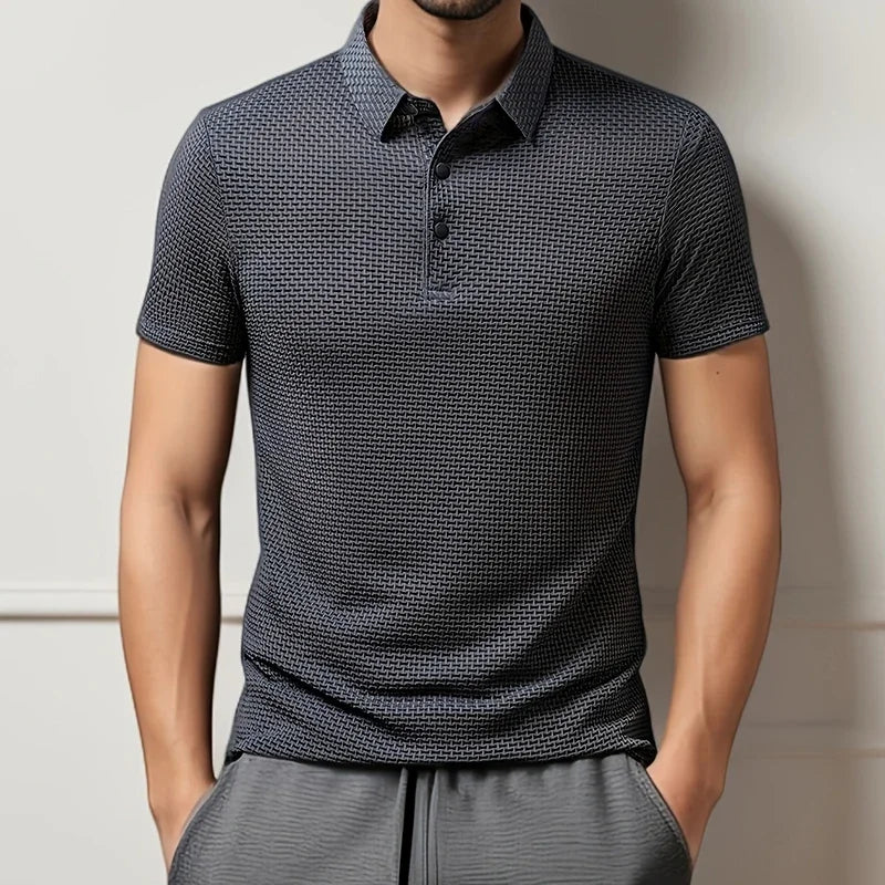 Silas | Polo à Motif Homme