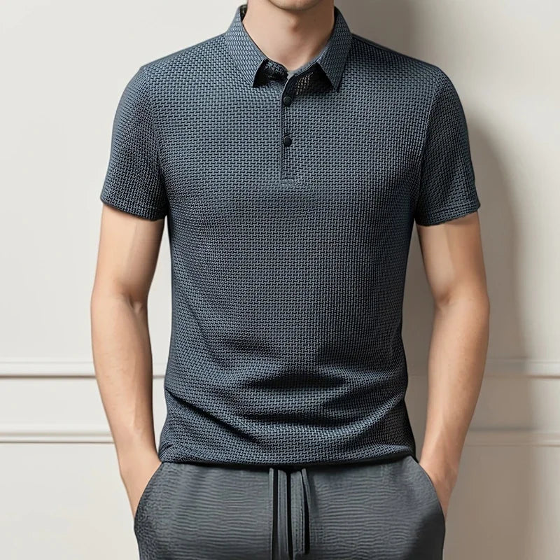 Silas | Polo à Motif Homme