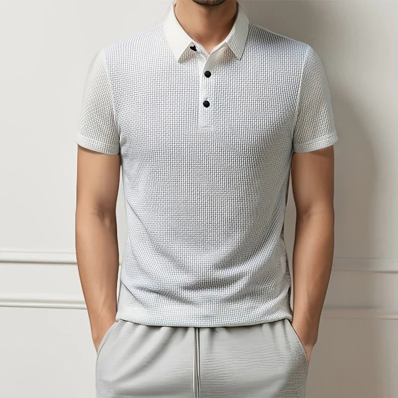 Silas | Polo à Motif Homme