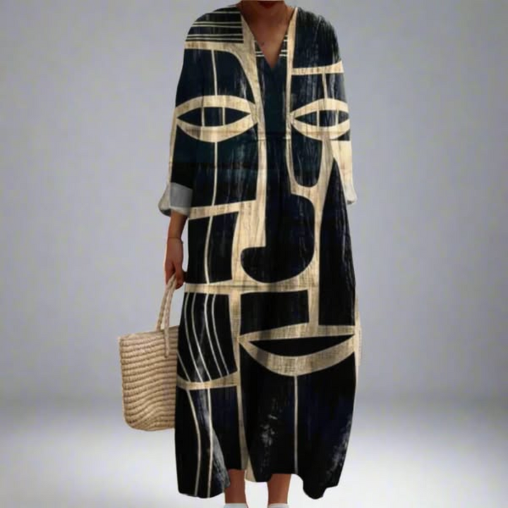 Elizabeth™ | Elegant Geometric Dress