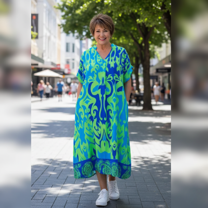 Michelle™ - Elegant Floral Dress