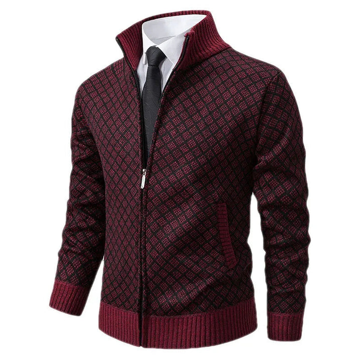 Vincent™ | High-Collar Knitted Cardigan