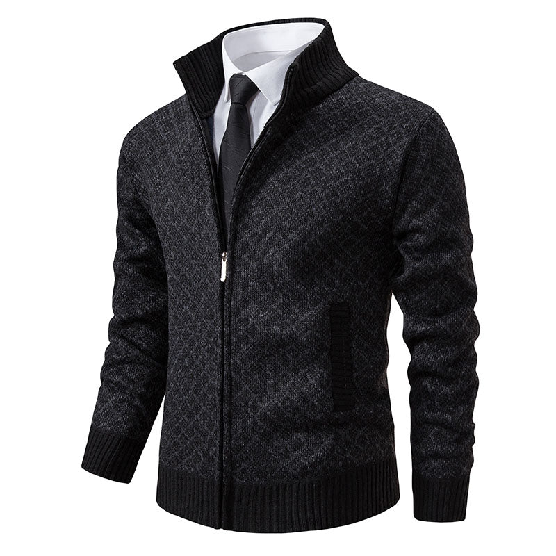 Vincent™ | High-Collar Knitted Cardigan