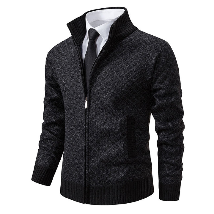 Vincent™ | High-Collar Knitted Cardigan