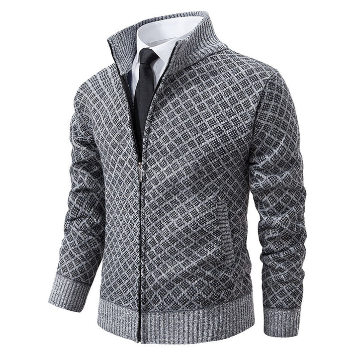 Vincent™ | High-Collar Knitted Cardigan